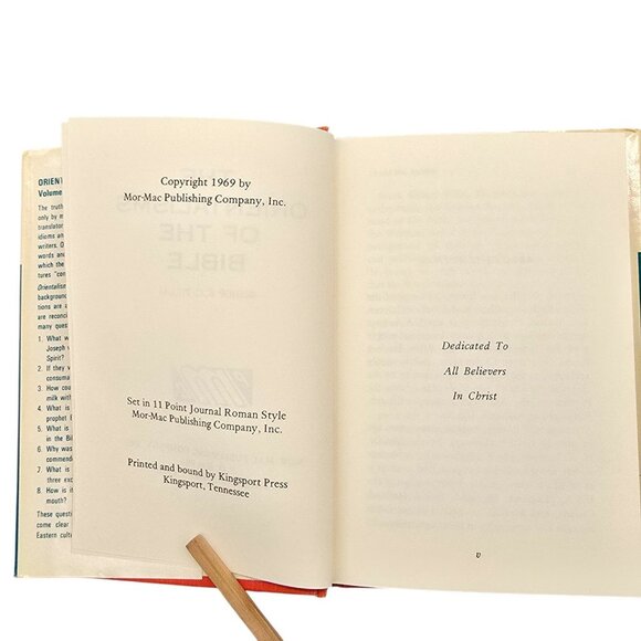 Orientalisms Of The Bible Volumes 1 & 2 By Bishop K.C. Pillai 1969 Hardcover - Picture 7 of 14